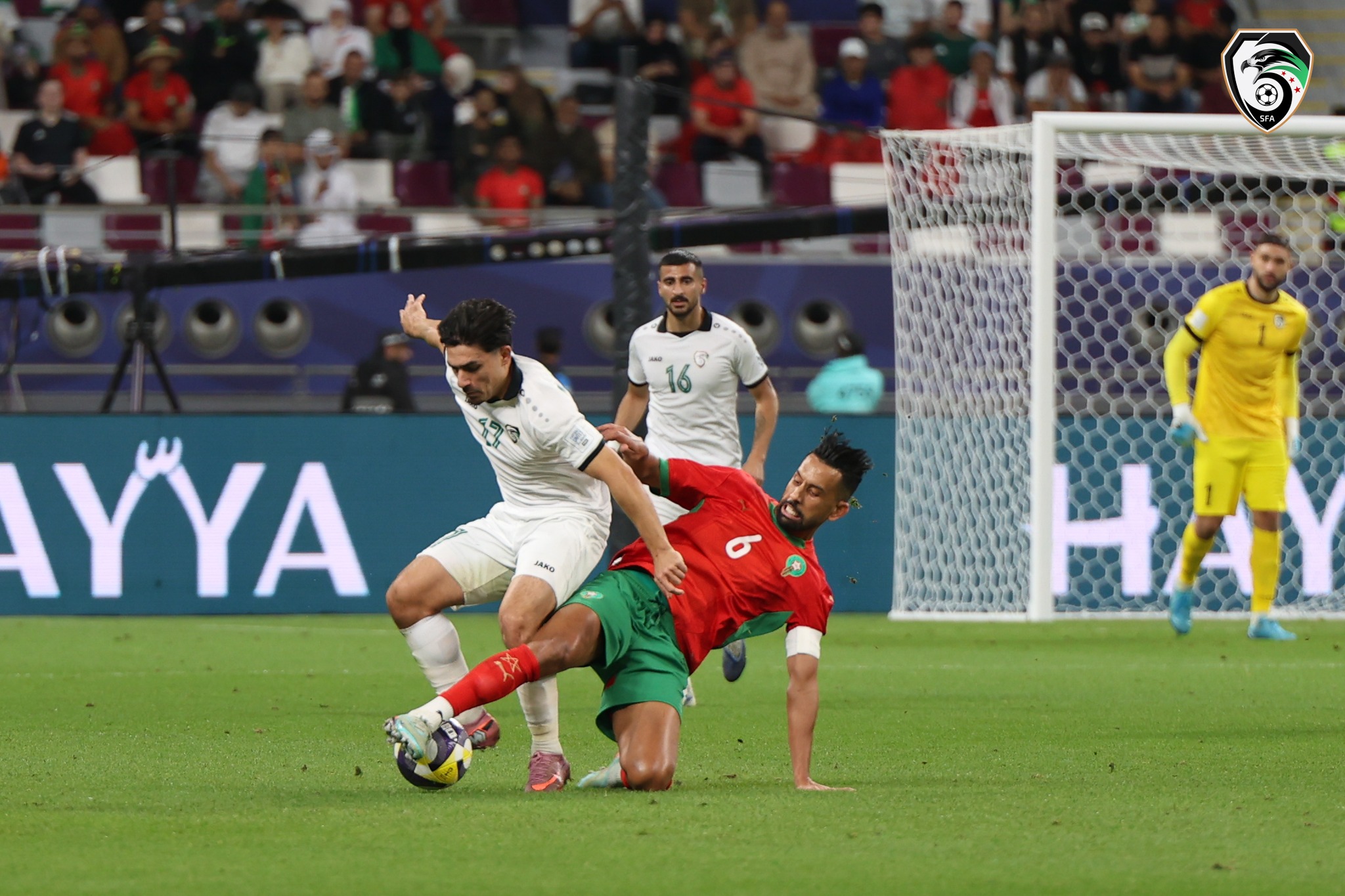 المغرب يقصي سوريا ويتأهل إلى نصف نهائي كأس العرب (فيديو)