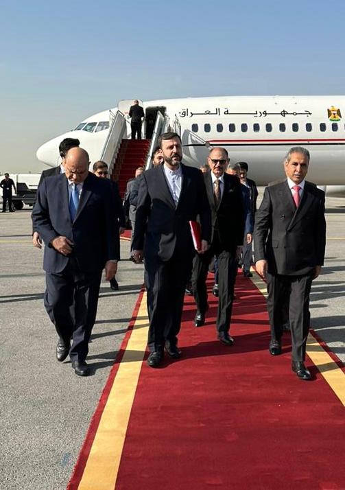 وفد قضائي عراقي رفيع يرأسه زيدان يصل إلى طهران