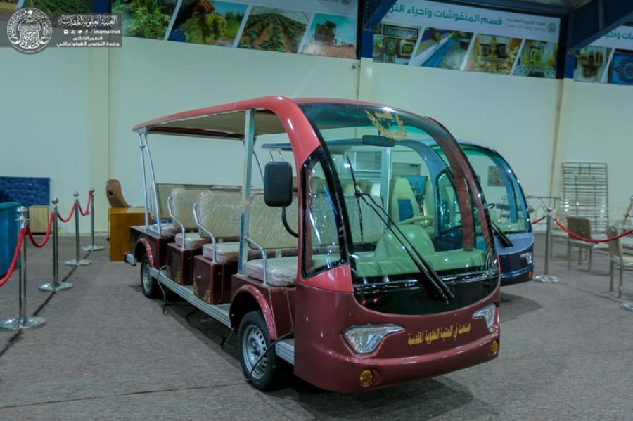 بالصور:العتبة العلوية تنتج عجلات تعمل بالطاقة النظيفة وتعرض منتجها للدوائر والمؤسسات