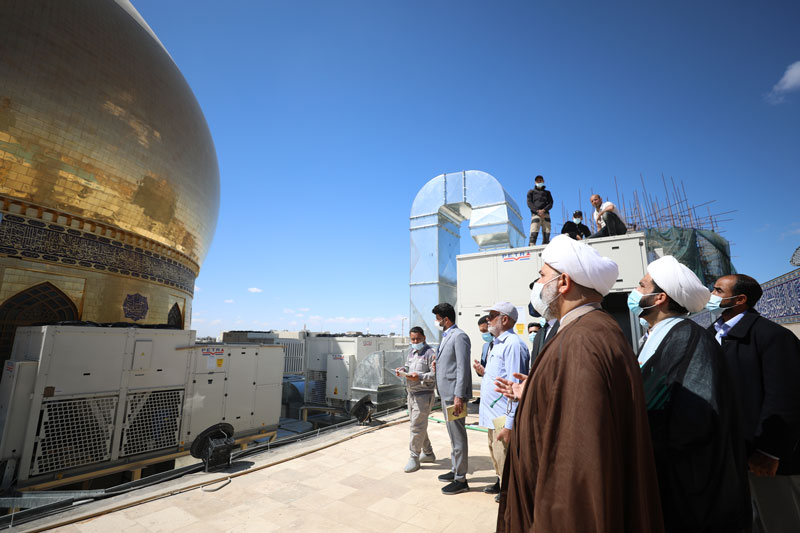 افتتاح مشروع منظومة التبريد المركزي لحرم الإمامين العسكريين في سامراء