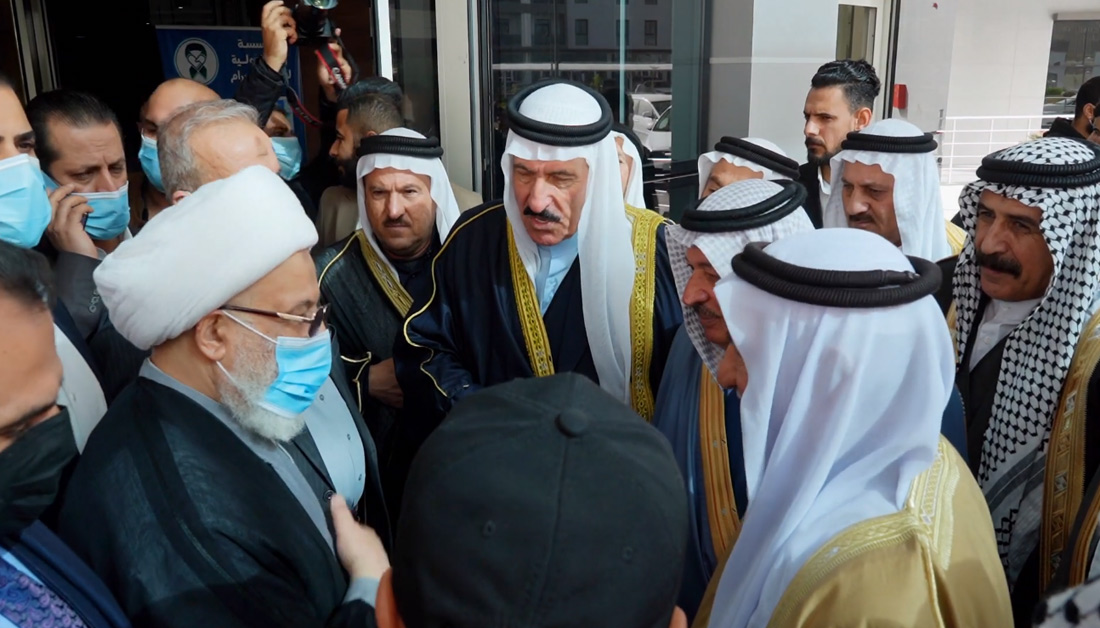عشائر نينوى تصل كربلاء لتشكر السيد السيستاني وممثله الشيخ الكربلائي لشمول كافة العراقيين بمبادرة علاج المرضى المجاني