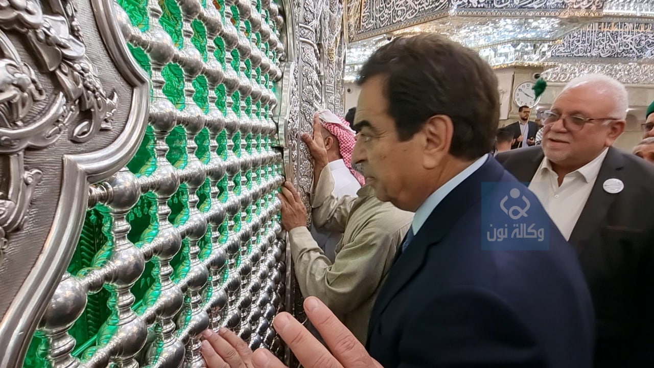 جورج قرداحي من حرم الامام الحسين: العراق يبقى هو العراق بعظمته وشموخه (فيديو)