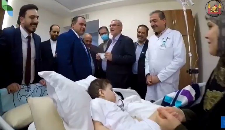 فيديو:وزير الصحة الايراني يزور مشاريع العتبة الحسينية الطبية ويثني على جهود المرجعية في خدمة العراقيين