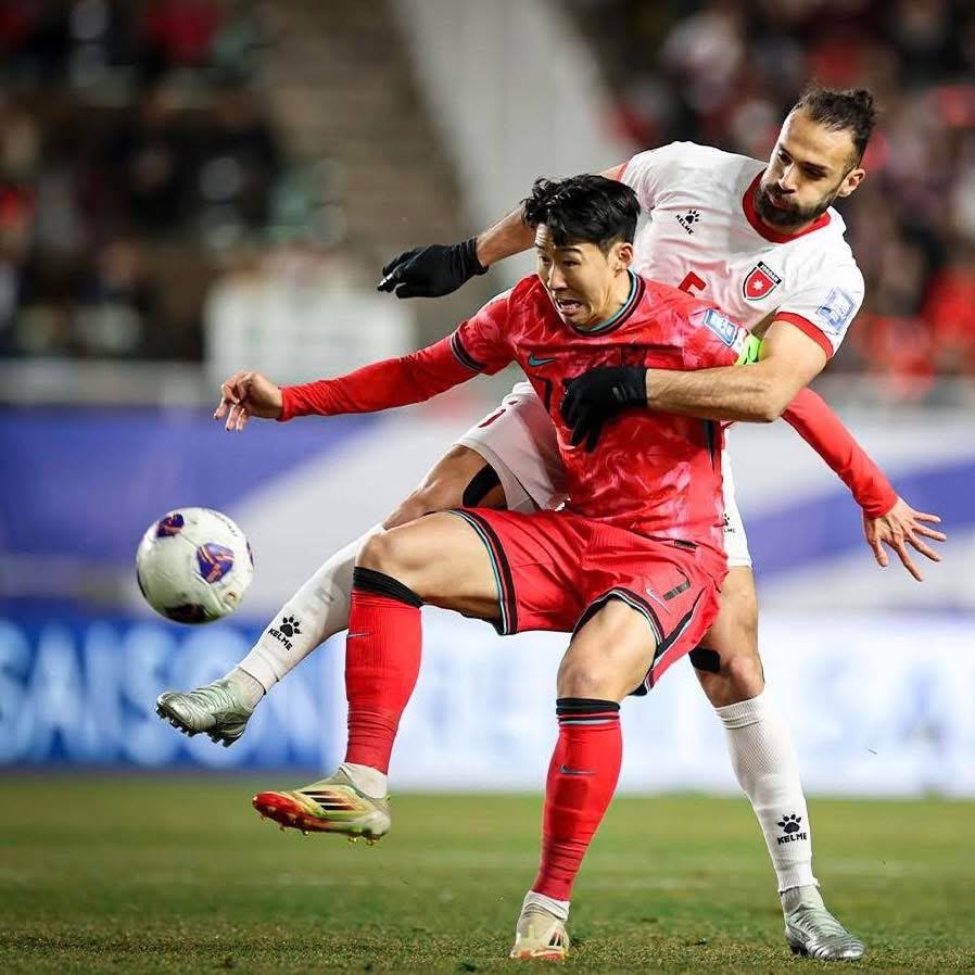 التصفيات المؤهلة لكاس العالم :منتخبا الأردن وكوريا الجنوبية يتعادلان بهدف لمثله