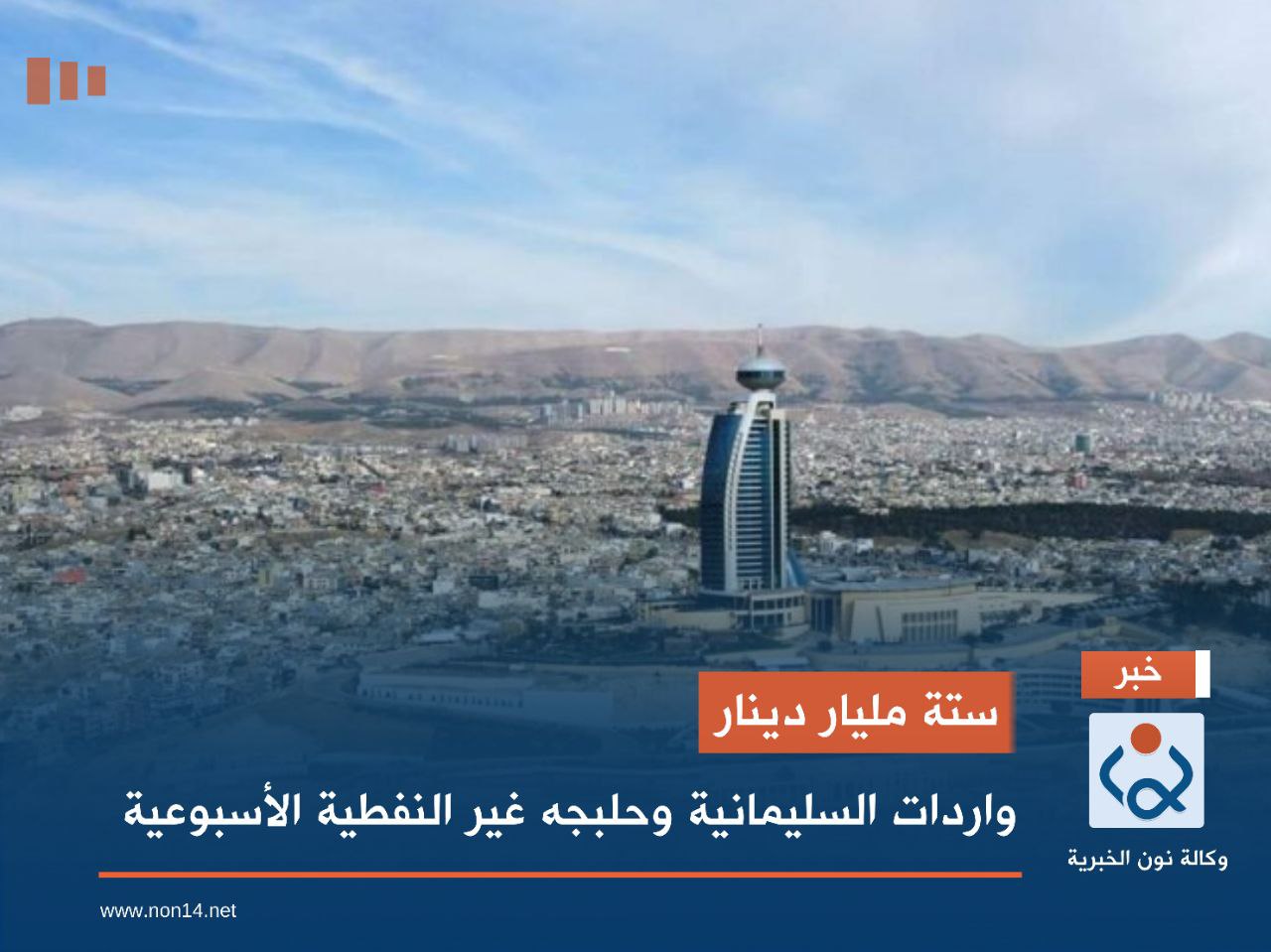 ستة مليار دينار.. واردات السليمانية وحلبجه غير النفطية الأسبوعية