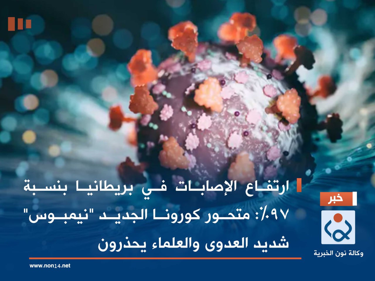 ارتفاع الإصابات في بريطانيا بنسبة 97%: متحور كورونا الجديد "نيمبوس" شديد العدوى والعلماء يحذرون