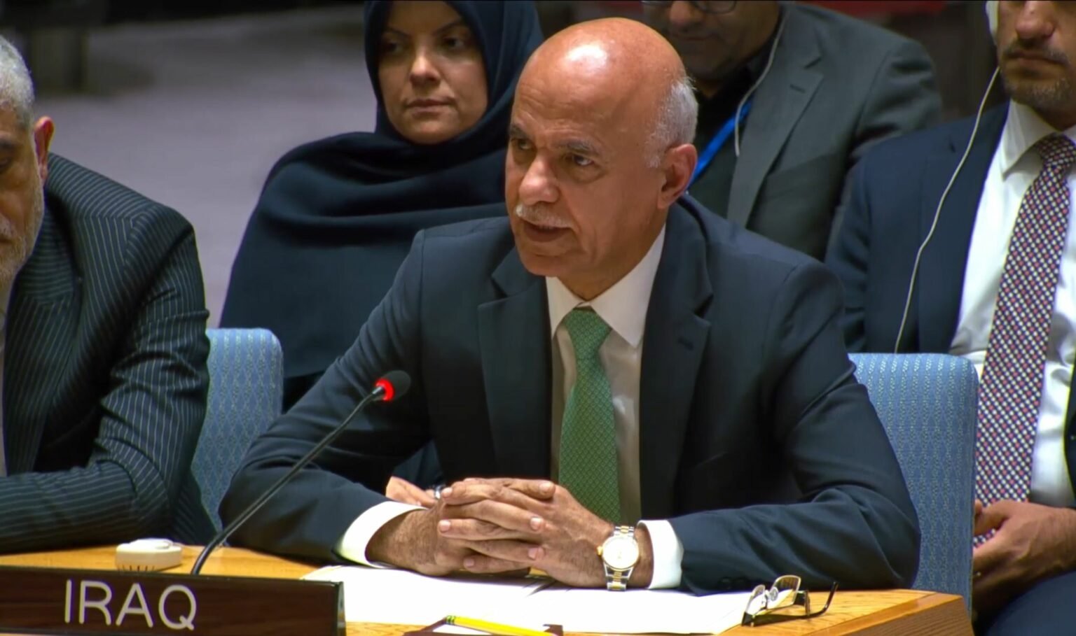 مندوب العراق أمام مجلس الأمن: أظهرنا مرونة بالتعامل مع الحكومة السورية المؤقتة