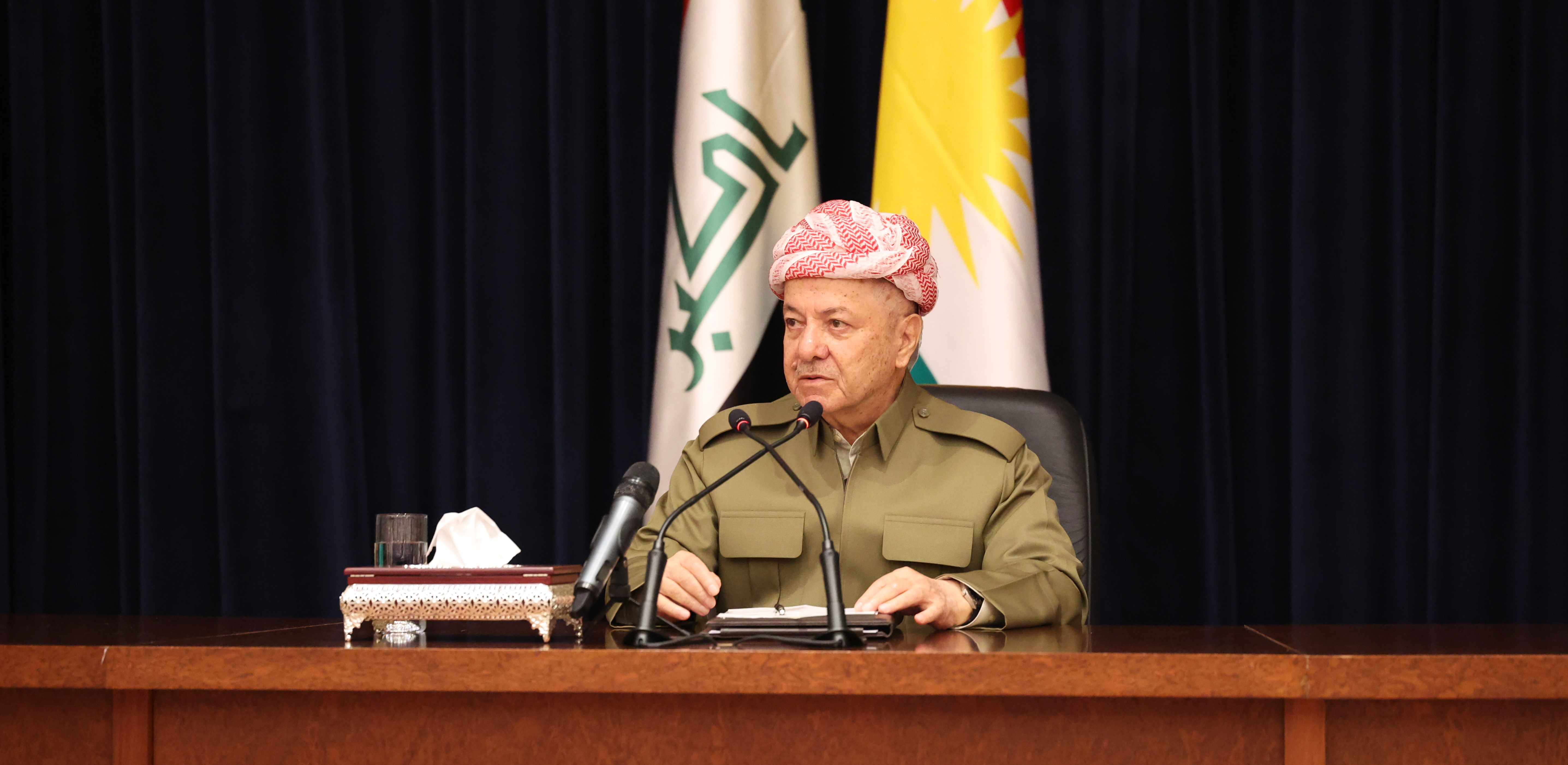 بارزاني يُصعّد: بغداد غارقة بالفوضى والفساد ولنا أعداء في الإطار التنسيقي