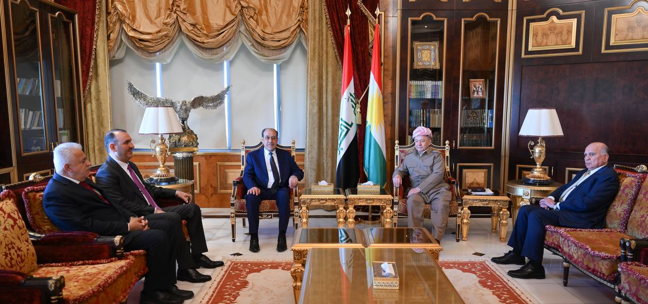 مقرب منه: المالكي بحث مع بارزاني المرشحين للرئاسات وأكدا الشراكة