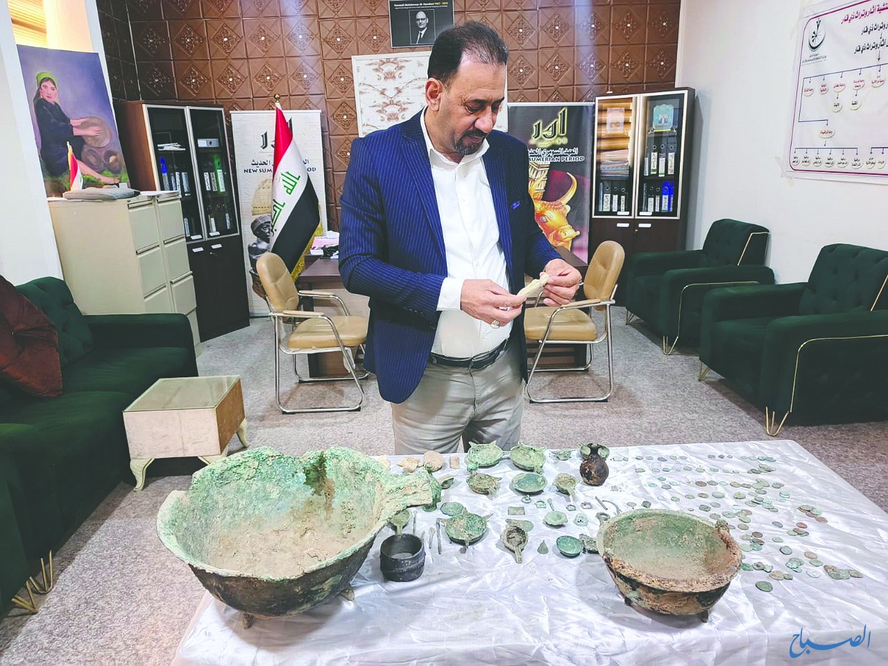 ذي قار تستعيد كنوزاً أثرية