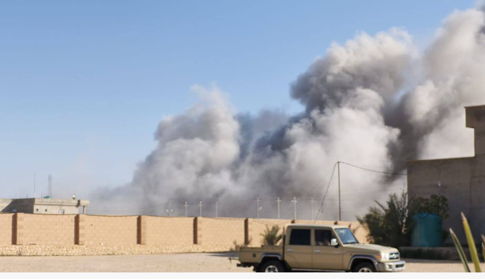 قصف يستهدف مقر قائد عمليات قاطع الانبار للحشد في قضاء القائم (فيديو)