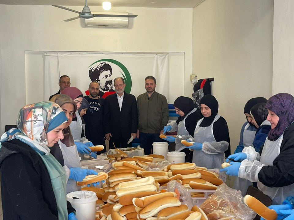 مدير مكتب السيد السيستاني في لبنان يتفقّد مطابخ النازحين في بيروت وجوارها