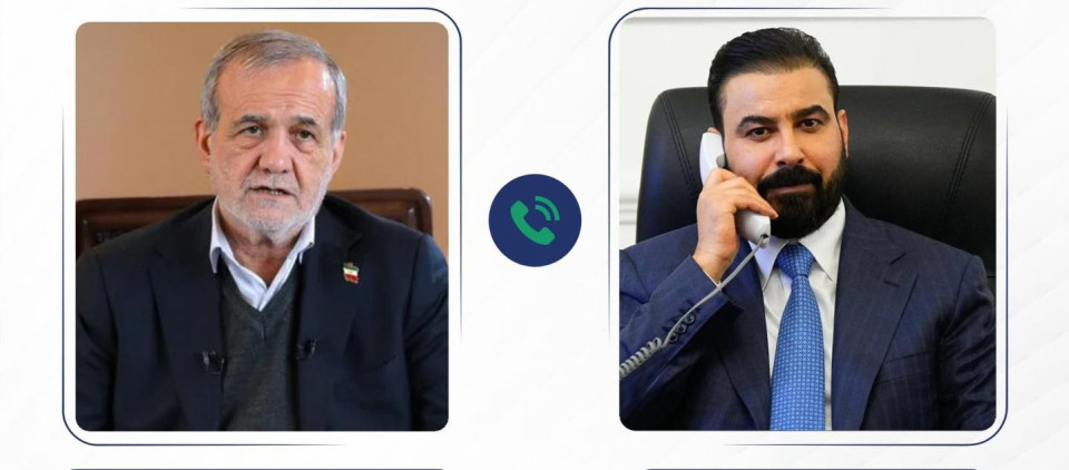 الزيدي يؤكد لبزشكيان قدرة العراق على لعب دور الوسيط بين إيران وأميركا