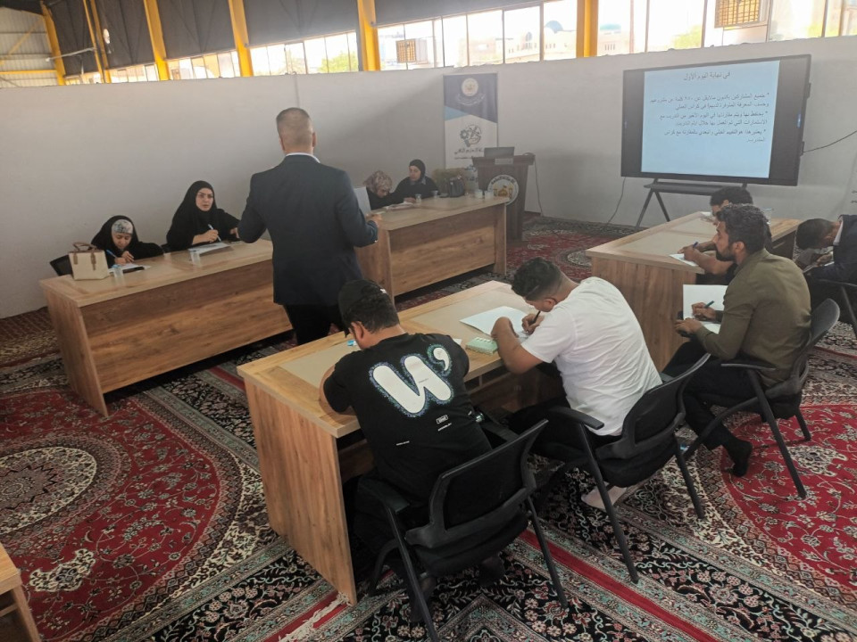 ضمن مبادرة "ريادة" الحكومية... هيئة التعليم التقني في العتبة الحسينية تقيم سابع ورشة تدريبية بمعايير دولية