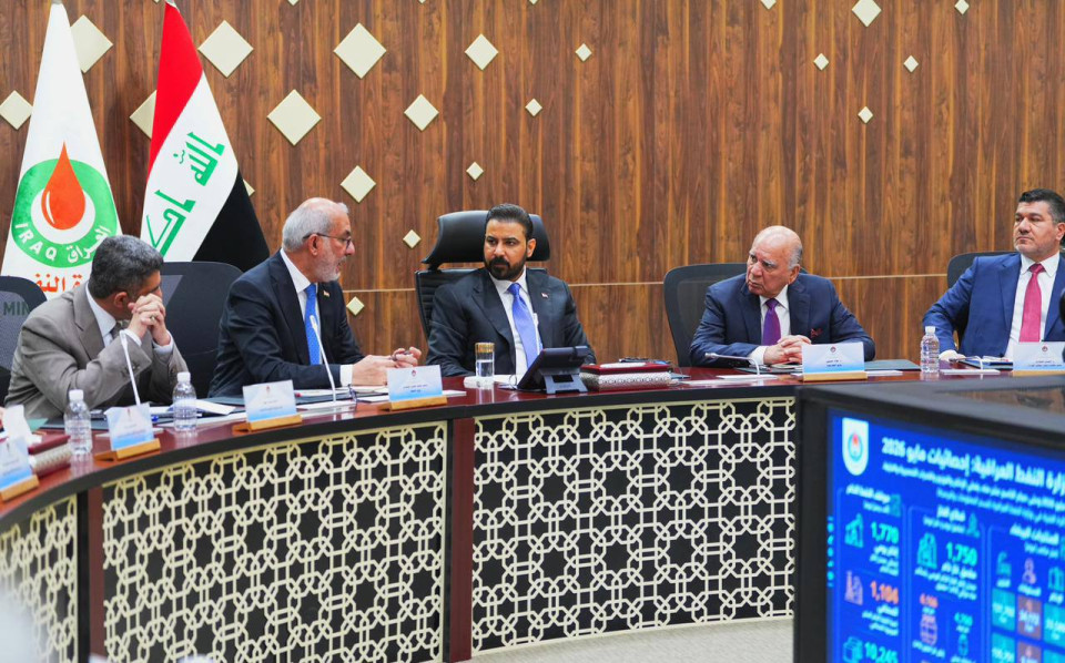لمواجهة أزمة مضيق هرمز.. الزيدي يترأس اجتماعاً في وزارة النفط لتفعيل تصدير النفط برّاً