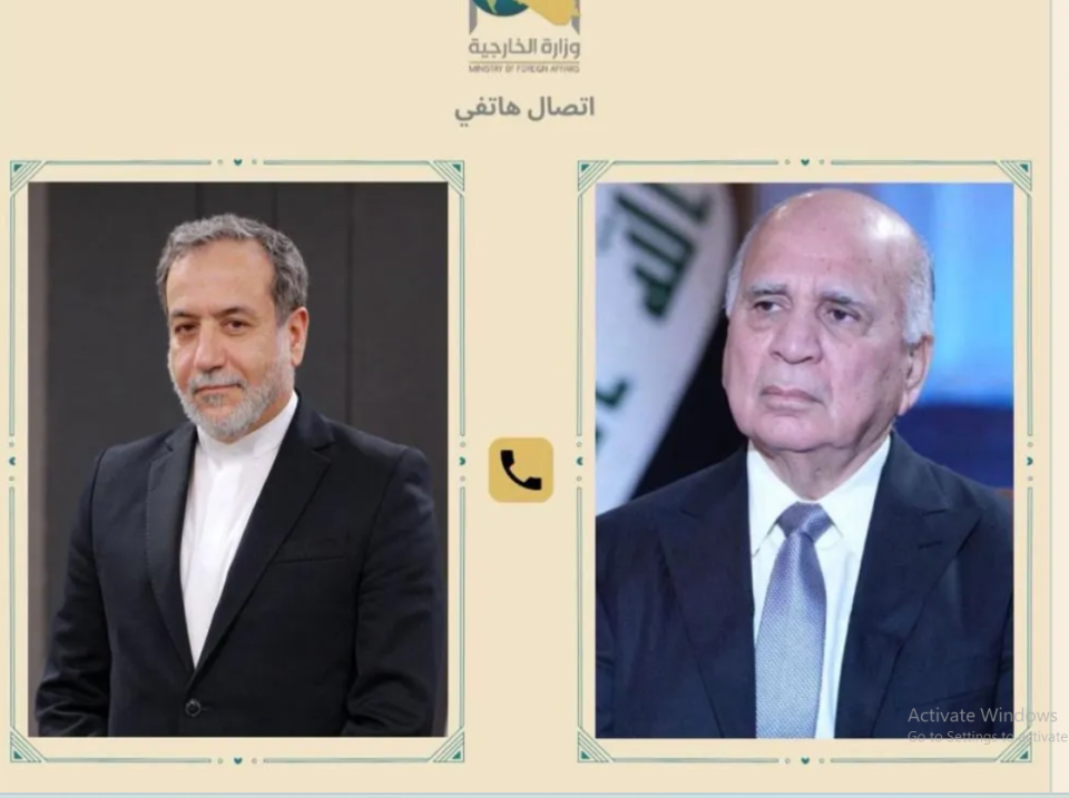 إيران تقدم للعراق شرحاً مفصلاً بشأن أسباب الرد الإيراني الأخير