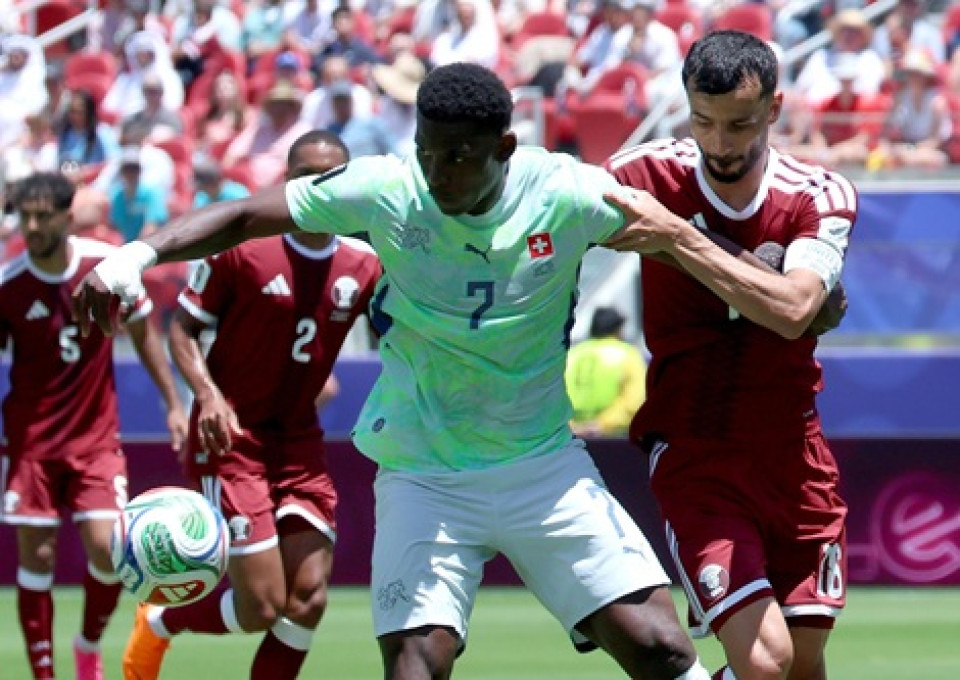 بالوقت الضائع :قطر تقتنص تعادلا مثيرا أمام سويسرا في كأس العالم