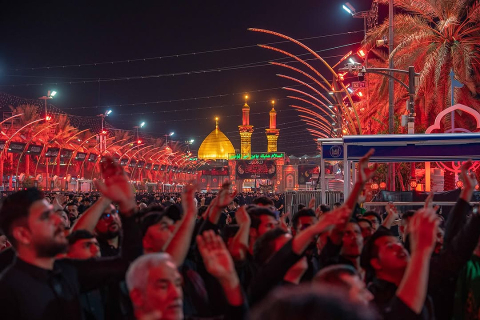 الجوكة الكربلائية.. موروث شعائري يرافق عزاء الأطراف في كربلاء المقدسة