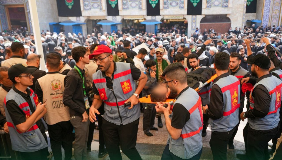 كشافة الوارث في العتبة الحسينية يسعفون (700) زائر وينقلون (126) حالة طارئة الى المستشفى خلال عاشوراء