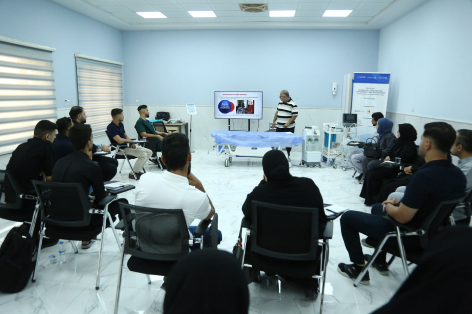 بمشاركة عشرات الاطباء والمعالجين.. مركز الهادي بكربلاء يقيم كورس تدريبي بمعايير عالمية للعلاج الطبيعي والتأهيل التنفسي