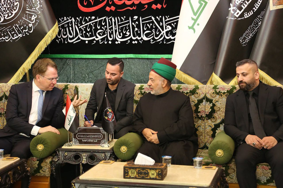 السفير الفرنسي يزور العتبة الحسينية:زيارة الإمام الحسين (عليه السلام) تحمل خصوصية استثنائية