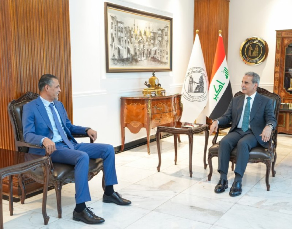 رئيس مجلس القضاء الأعلى يبحث مع يونس محمود معالجة الإشكاليات القانونية التي تواجه مسيرة تطوير واقع كرة القدم