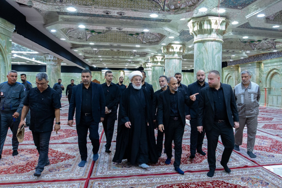 الشيخ الكربلائي يوعز بافتتاح جزئي لسرداب الامام الحسين اسفل الصحن الحسيني من جهة باب القبلة امام زوار الاربعين