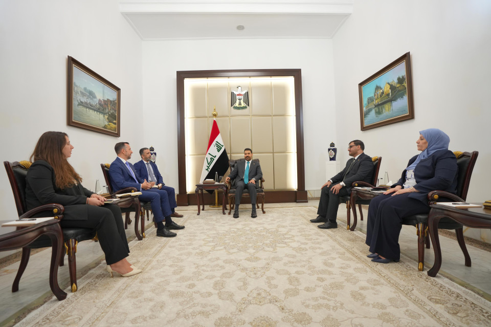 الزيدي لسفير إيطاليا: نسعى للاستفادة من التقدم التكنولوجي في أوروبا