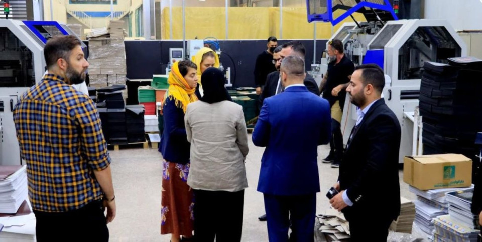 خلال زيارتها لكربلاء: القائم بأعمال السفارة الألمانية في العراق تبدي سعادتها واشادتها بدار الوارث للطباعة والنشر