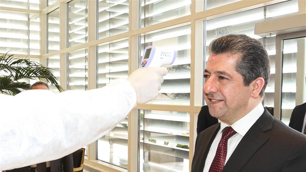 خضوع بارزاني للفحص الطبي الخاص بـ"فيروس كورونا" بعد عودته من الاردن