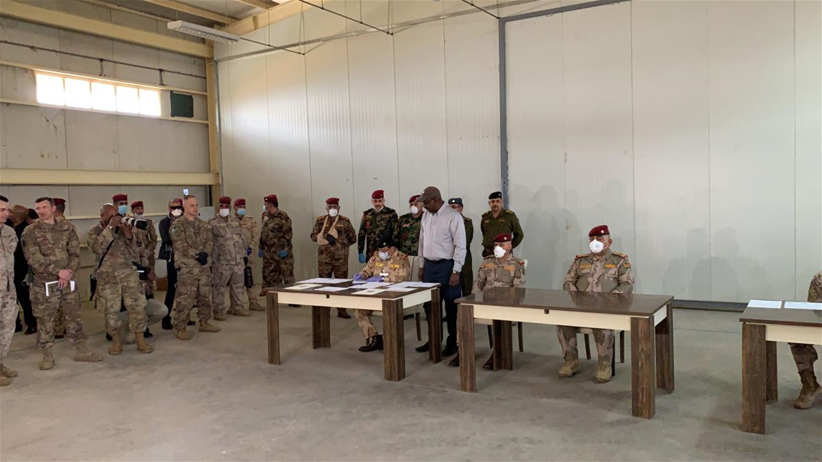 العمليات المشتركة تصدر بياناً بشأن انسحاب التحالف الدولي من معسكر في كركوك