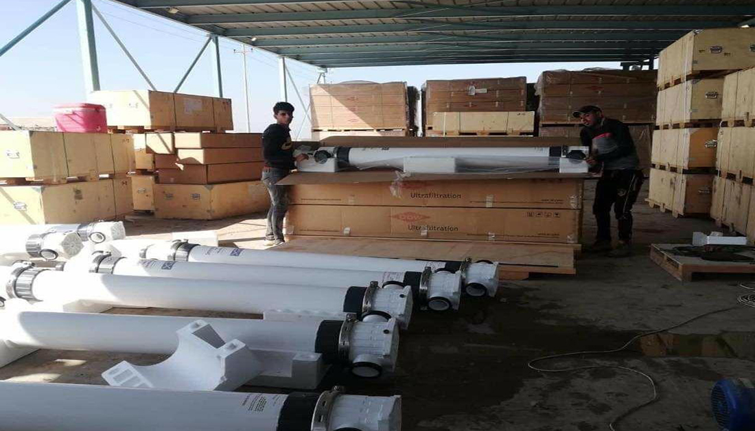 بعد توقف دام لـ(9) اعوام.. العتبة الحسينية تعيد تشغيل محطة مياه الفاو في البصرة (صور)