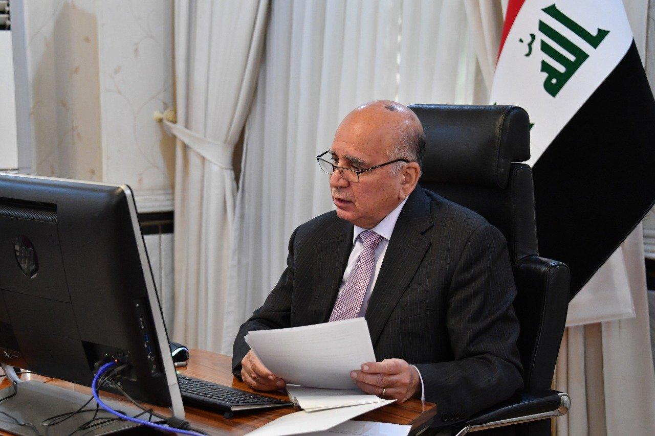 وزير الخارجية خلال مُؤتمر بروكسل: العراق يستضيف 260 ألف لاجئ