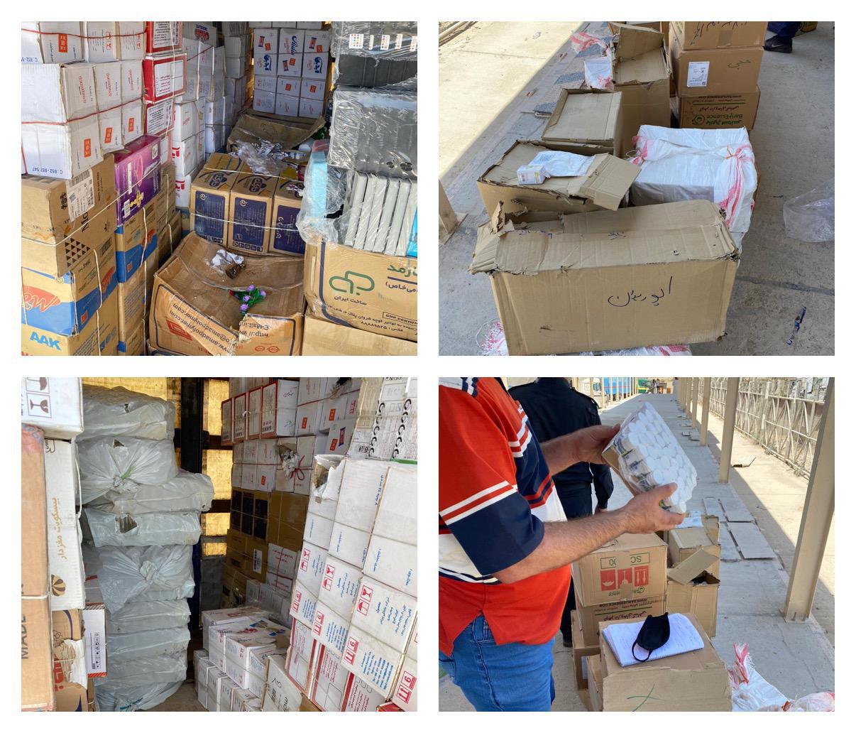 الجمارك تعلن احباط محاولة تهريب ادوية بشرية في مركز حدودي مع ايران