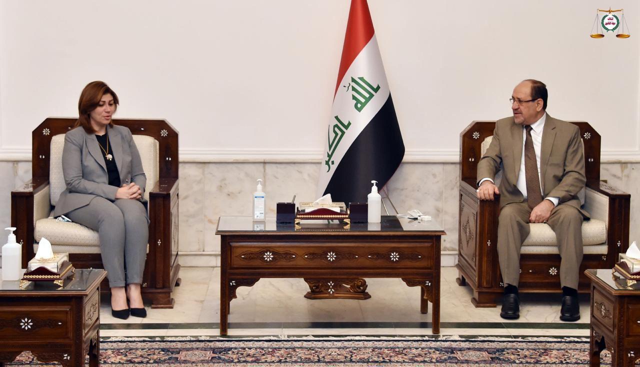 المالكي يدعو الحكومة لإنهاء ملف النازحين قبيل إجراء الانتخابات