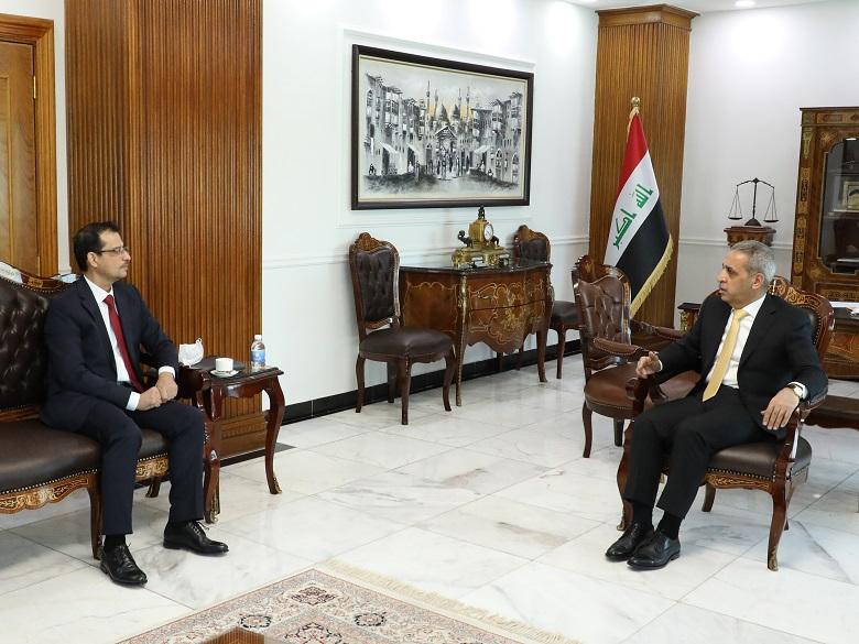 أمين بغداد يبحث مع رئيس مجلس القضاء إجراءات إزالة التجاوزات