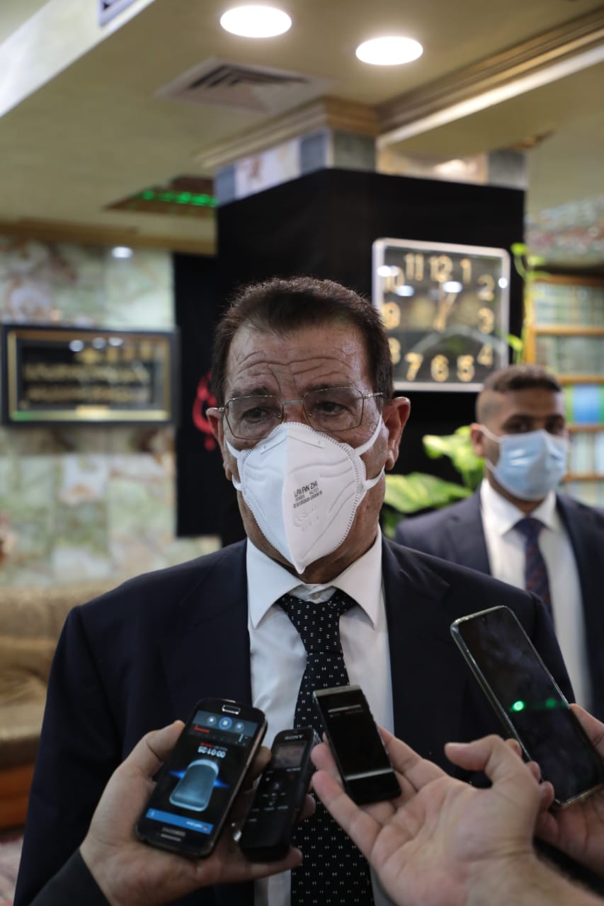 وزير الزراعة من كربلاء يتحدث عن سيطرة بغداد على منافذ كردستان لدعم المنتج المحلي