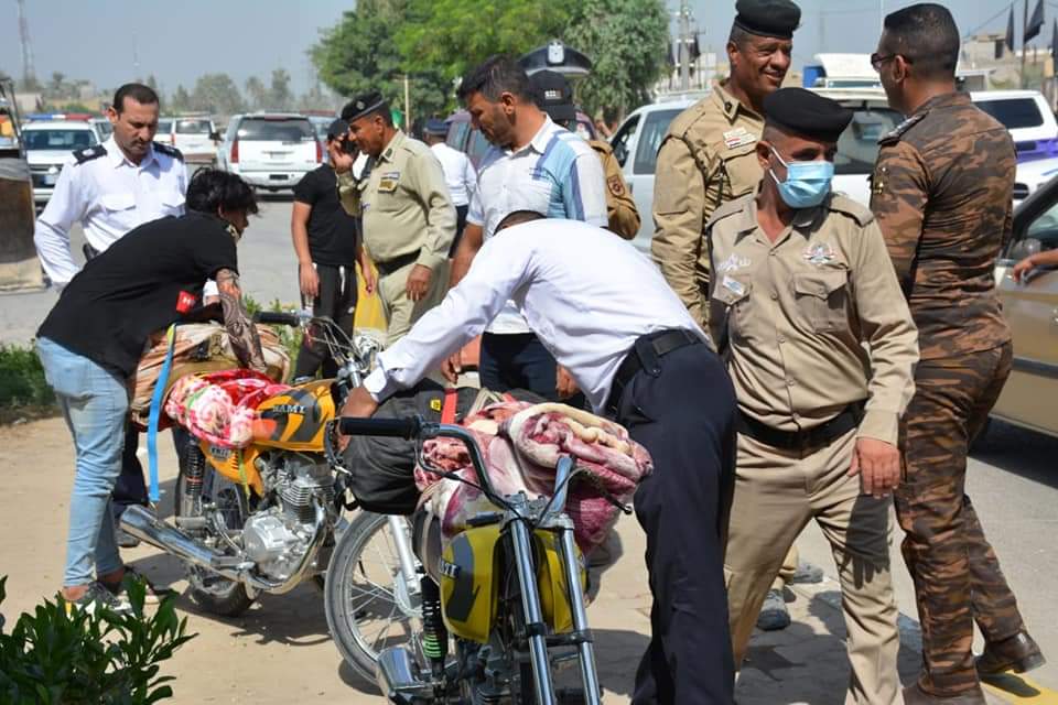 أحدهم يحمل الكريستال.. القبض على مجموعة من أصحاب الدراجات في النجف