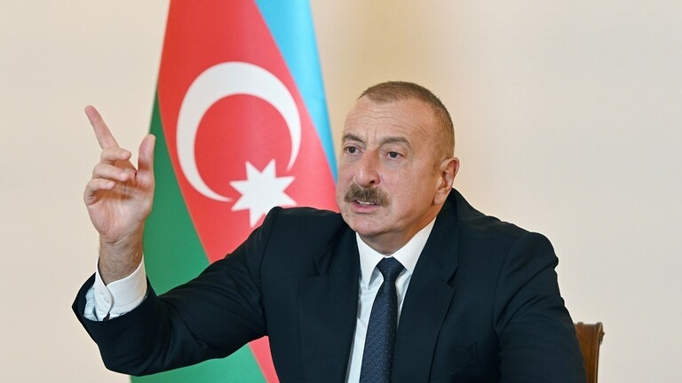 علييف يعلن سيطرة الجيش على بلدة و13 قرية في محافظة زنكيلان