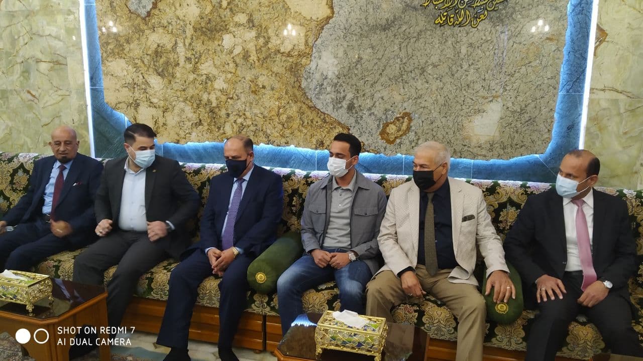 مؤيد اللامي يزور كربلاء ويتحدث عن انتخابات فرع نقابة الصحفيين بالمحافظة (صور)