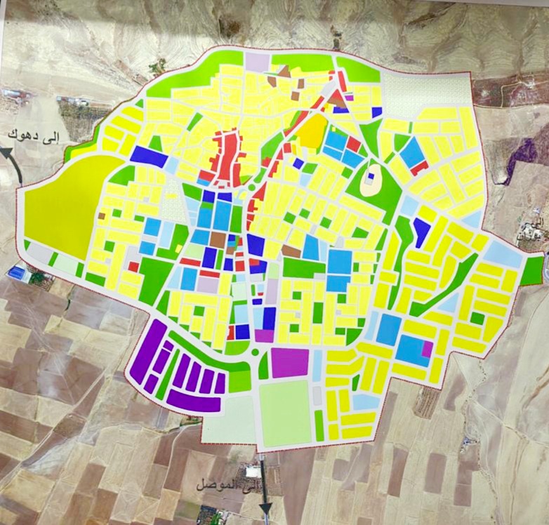 وزيرة الإعمار تصادق على تحديث التصميم الأساس لمدينة القوش في محافظة نينوى