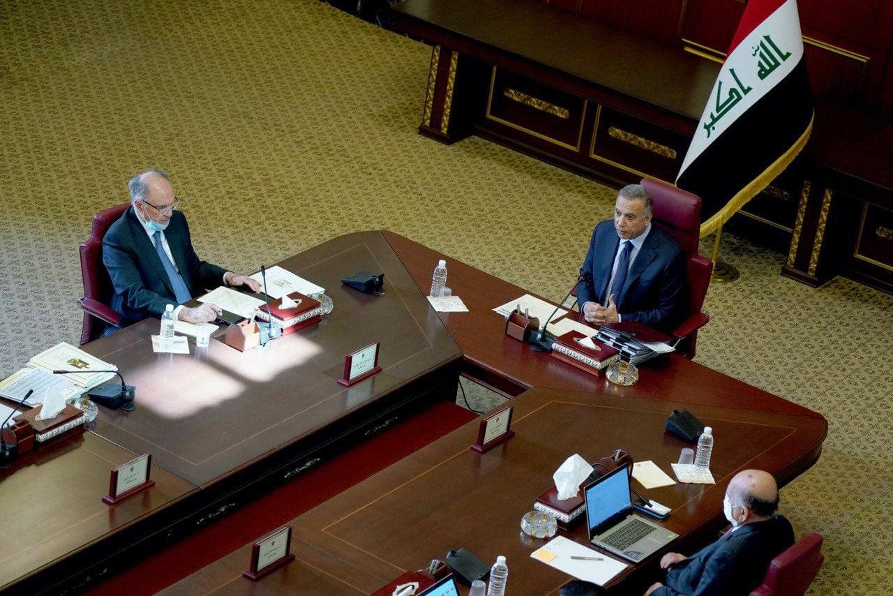 الكاظمي خلال جلسة مجلس الوزراء: احداث الناصرية مؤلمة ووصلنا الى نتائج مهمة