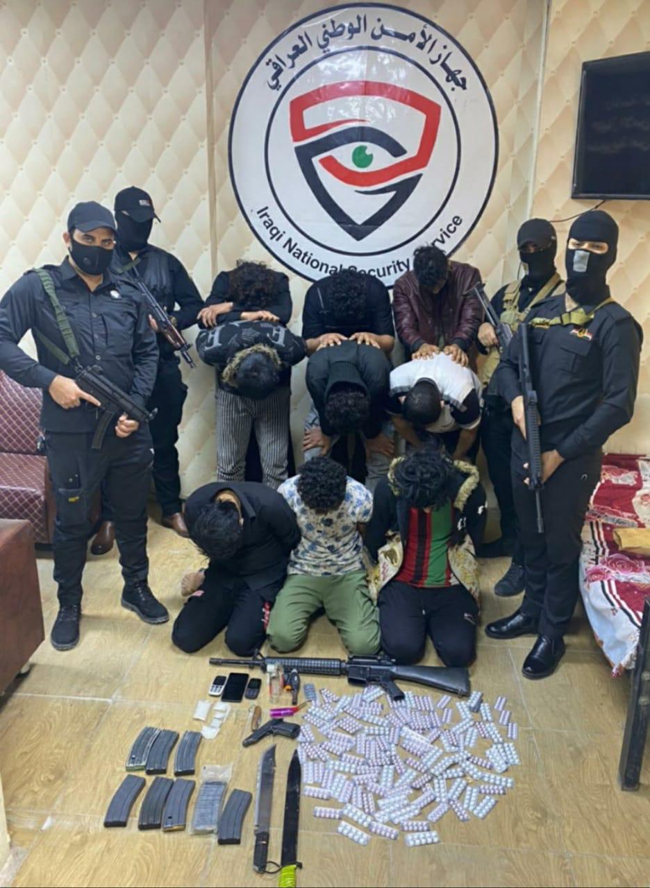 الامن الوطني في البصرة يفكك شبكة ترويج للمخدرات