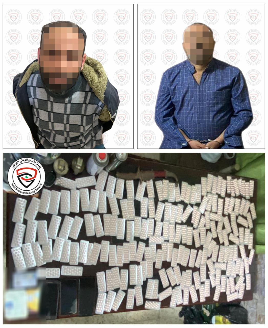 القبض على تاجري مخدرات بحوزتهما 7500 حبة في بابل