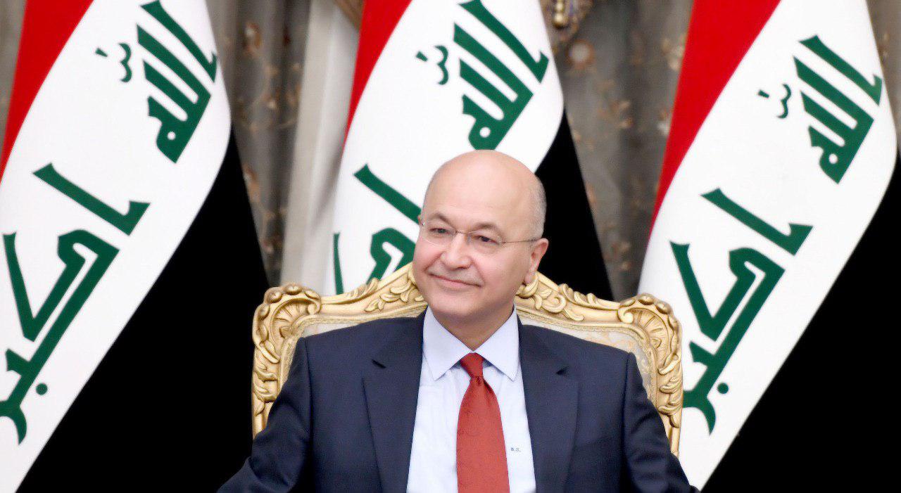 الرئيس صالح: يجب أن تخضع قوات الحشد الشعبي بشكل كامل لسلطة الدولة العراقية