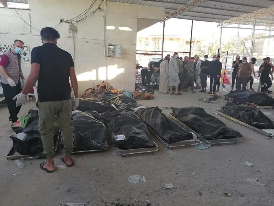 الحكومة العراقية: كارثة مستشفى الحسين التعليمي سببها سوء الإدارة والفساد