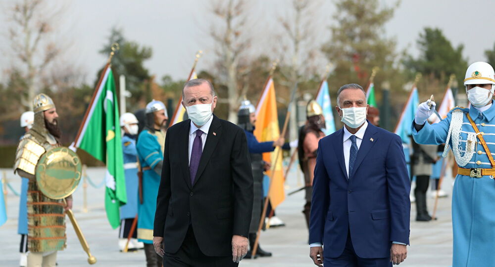إردوغان يهاتف الكاظمي ويبلغه أمراً بشأن قصف سنجار