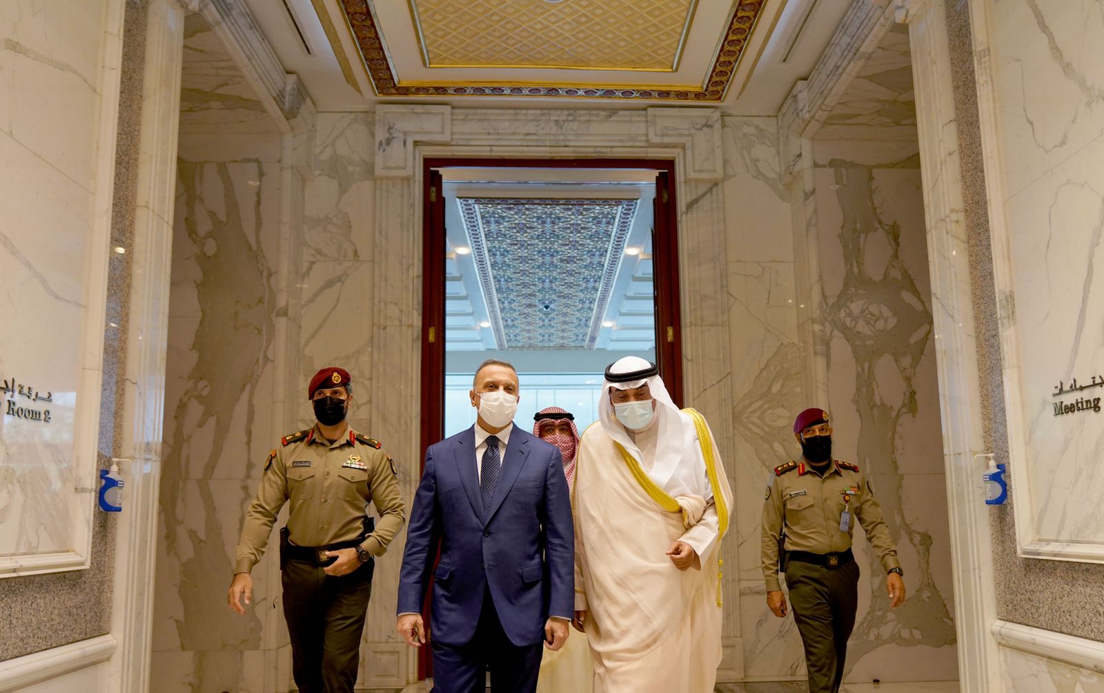 خلال لقاءه امير الكويت.. الكاظمي يشكر الكويت على مواقفها الأخوية تجاه العراق (صور)