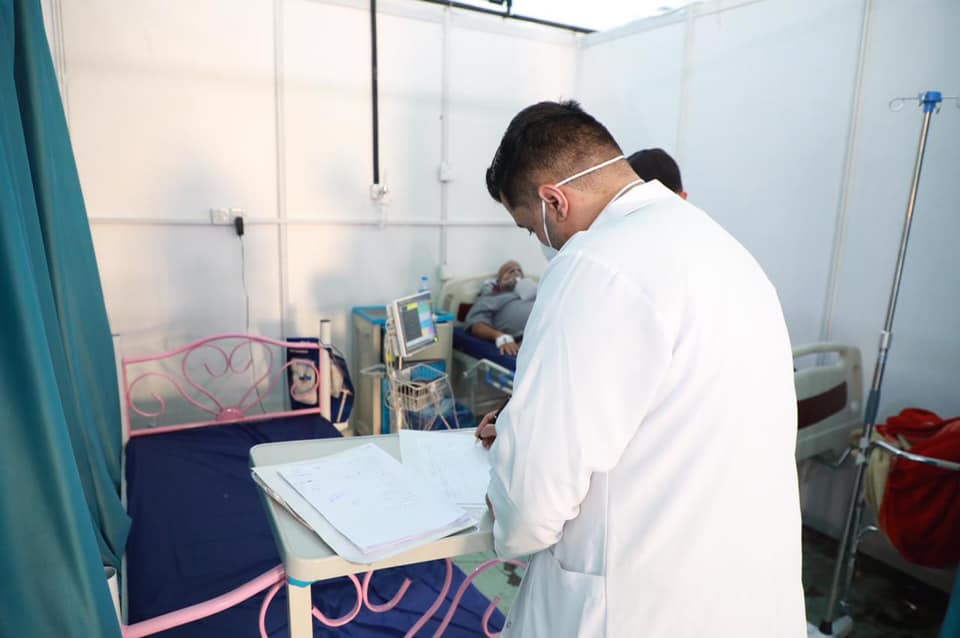 انخفاض كبير باصابات كورونا في العراق