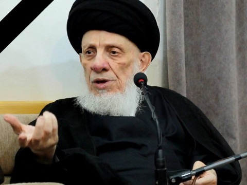 شاهد.. آخر صورة للمرجع الراحل السيد محمد سعيد الحكيم